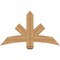 Ekena Millwork Alberta Smooth Timber Gable Bracket, Western Red Cedar, 48"W x 28"H x 5 1/2"D x 5 1/2"F, 14/12 Pitch GBW048X28X0606ALB00SWR - alternate 1